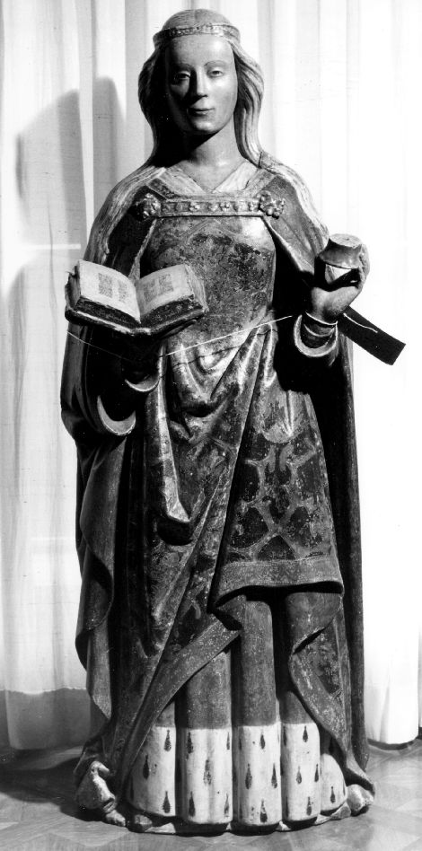 figura femminile (statua) - ambito Europa occidentale (secc. XV/ XVI)