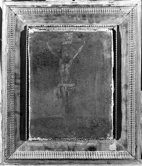 crocifissione (dipinto) - ambito pugliese (sec. XVIII)