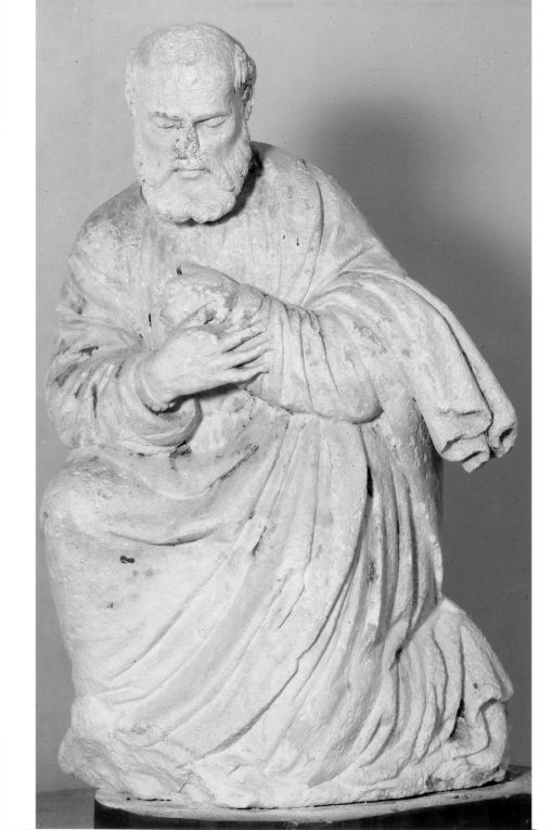 San Giuseppe orante (statuetta di presepio) di Paolo da Cassano (sec. XVI)