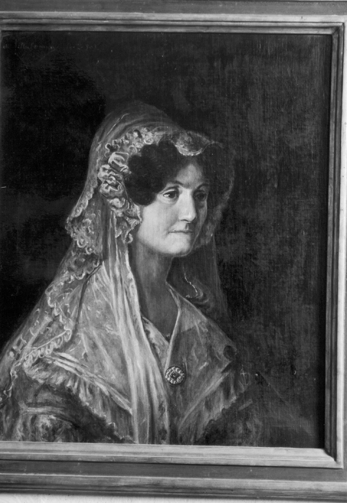 Anna Maria Manca (dipinto) di Manca di Villahermosa Vincenzo (sec. XX)