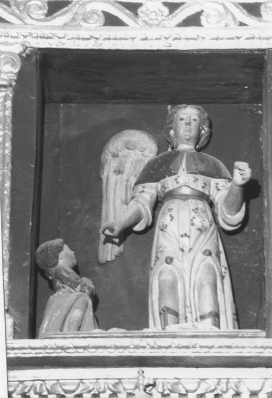 Tobia e san raffaele arcangelo (statua)