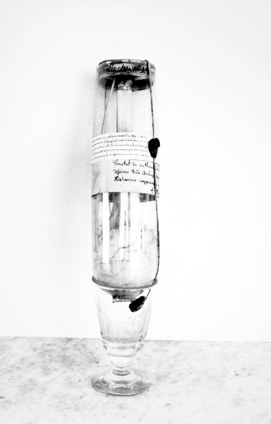 Reliquiario - a bicchiere, frammento