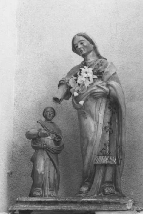 Maria vergine bambina e sant'anna (gruppo scultoreo)