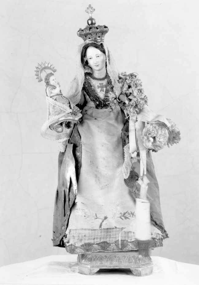 Madonna dei trinitari, madonna con bambino (statua)