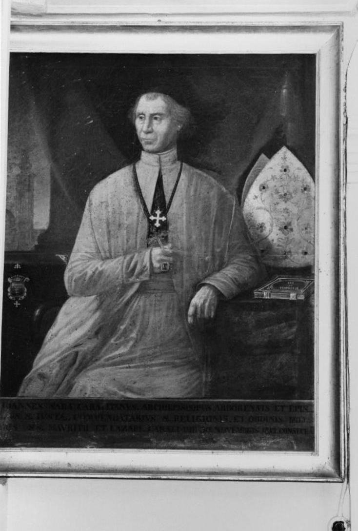 Mons. giovanni saba, ritratto di ecclesiastico (dipinto)