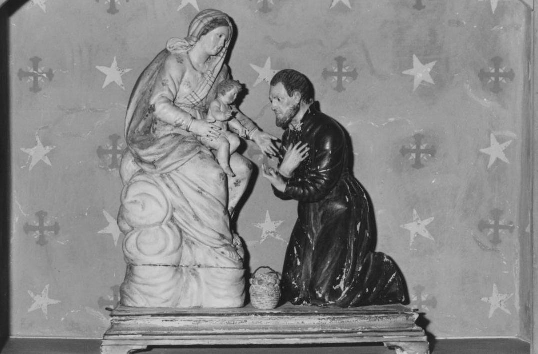 Madonna con bambino e san gaetano da thiene (statua)