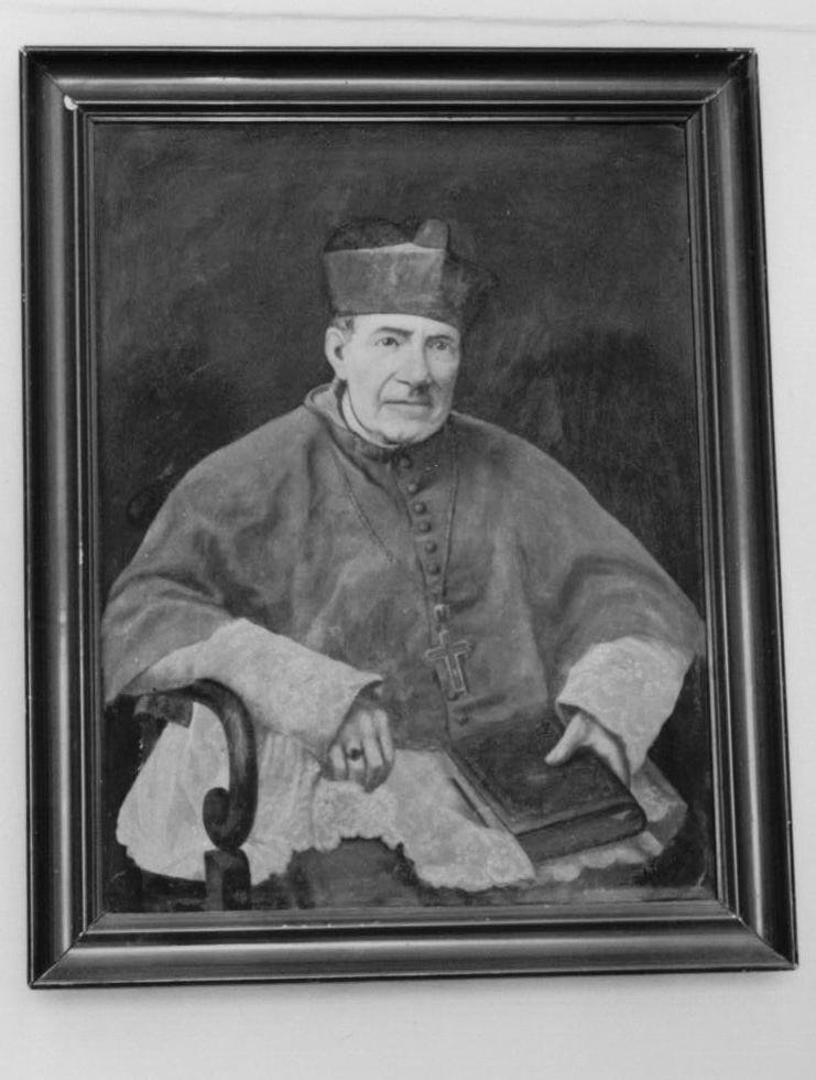Ritratto di mons. a. sotgiu, ritratto di ecclesiastico (dipinto)