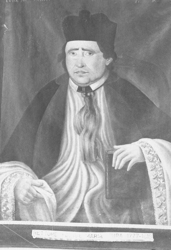 Ritratto di monsignor f. m. mura, ritratto di ecclesiastico (dipinto)