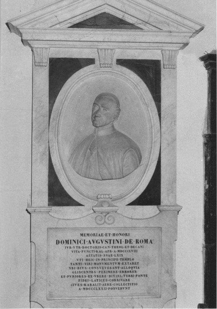 Canonico domenico agostino de roma (monumento funebre)