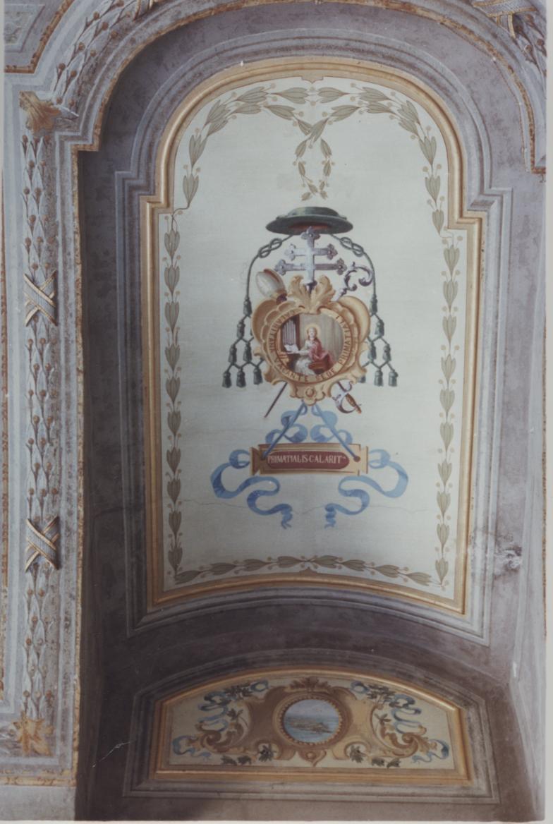 Stemma della cattedrale di cagliari, santa cecilia (dipinto)