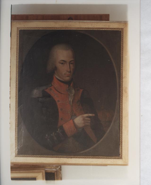 Ritratto di vittorio emanuele i di savoia re di sardegna, ritratto d'uomo (dipinto)