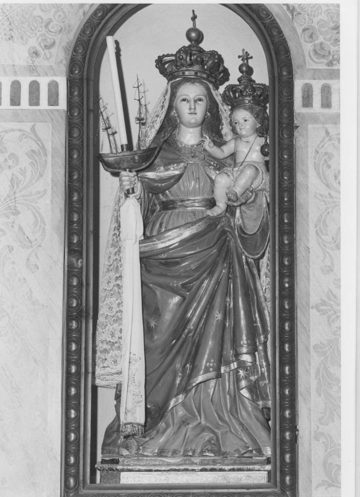 Madonna di bonaria, madonna con bambino (statua)
