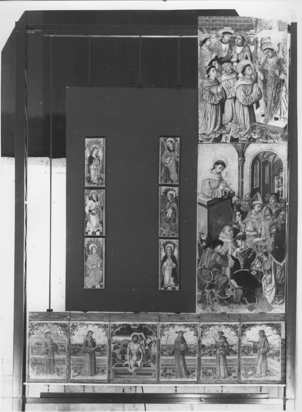 Retablo della porziuncola, retablo, frammento