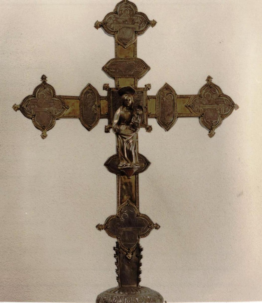 Cristo crocifisso (croce processionale, elemento d'insieme)