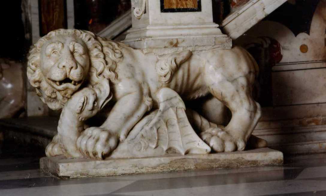 Leone (statua, coppia)