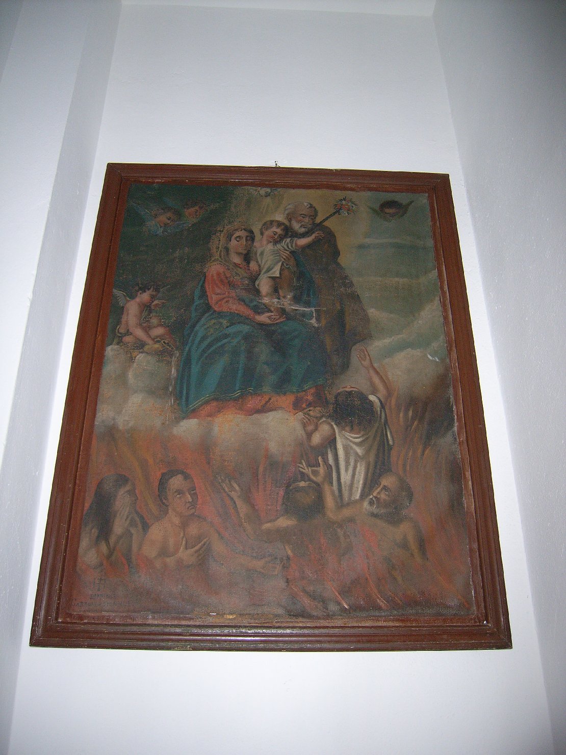 Sacra famiglia e anime del purgatorio (dipinto)