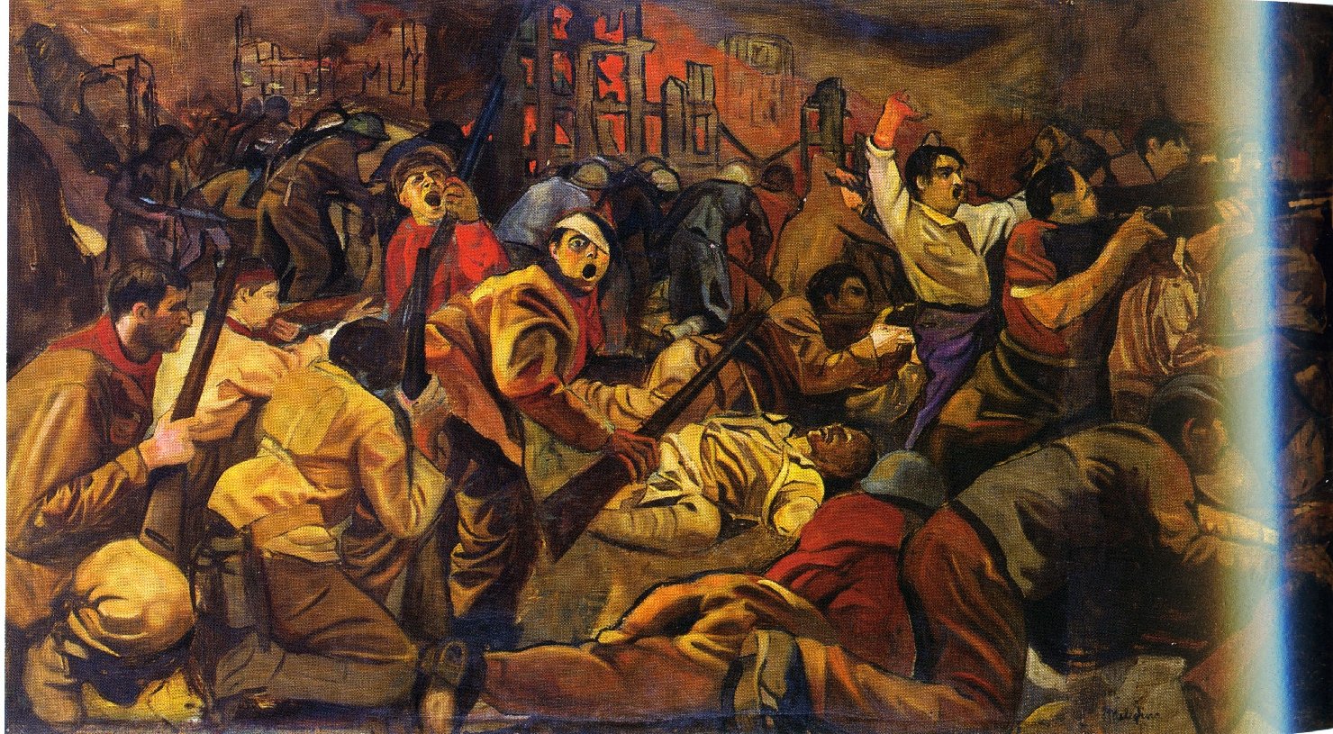 Episodi della resitenza - rivolta (dipinto)