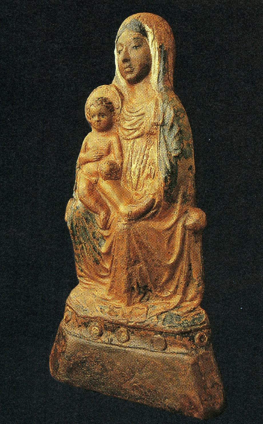 Nostra signora di valverde, madonna con bambino (statua)