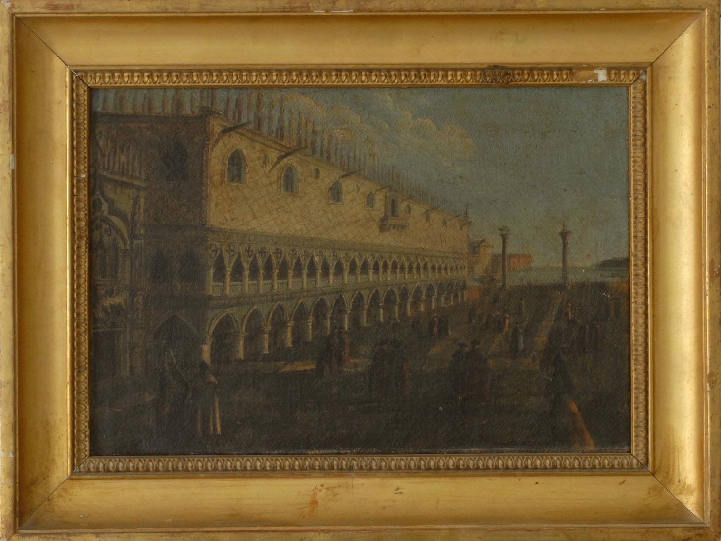 Veduta del palazzo ducale di venezia, veduta del palazzo ducale di venezia (dipinto)