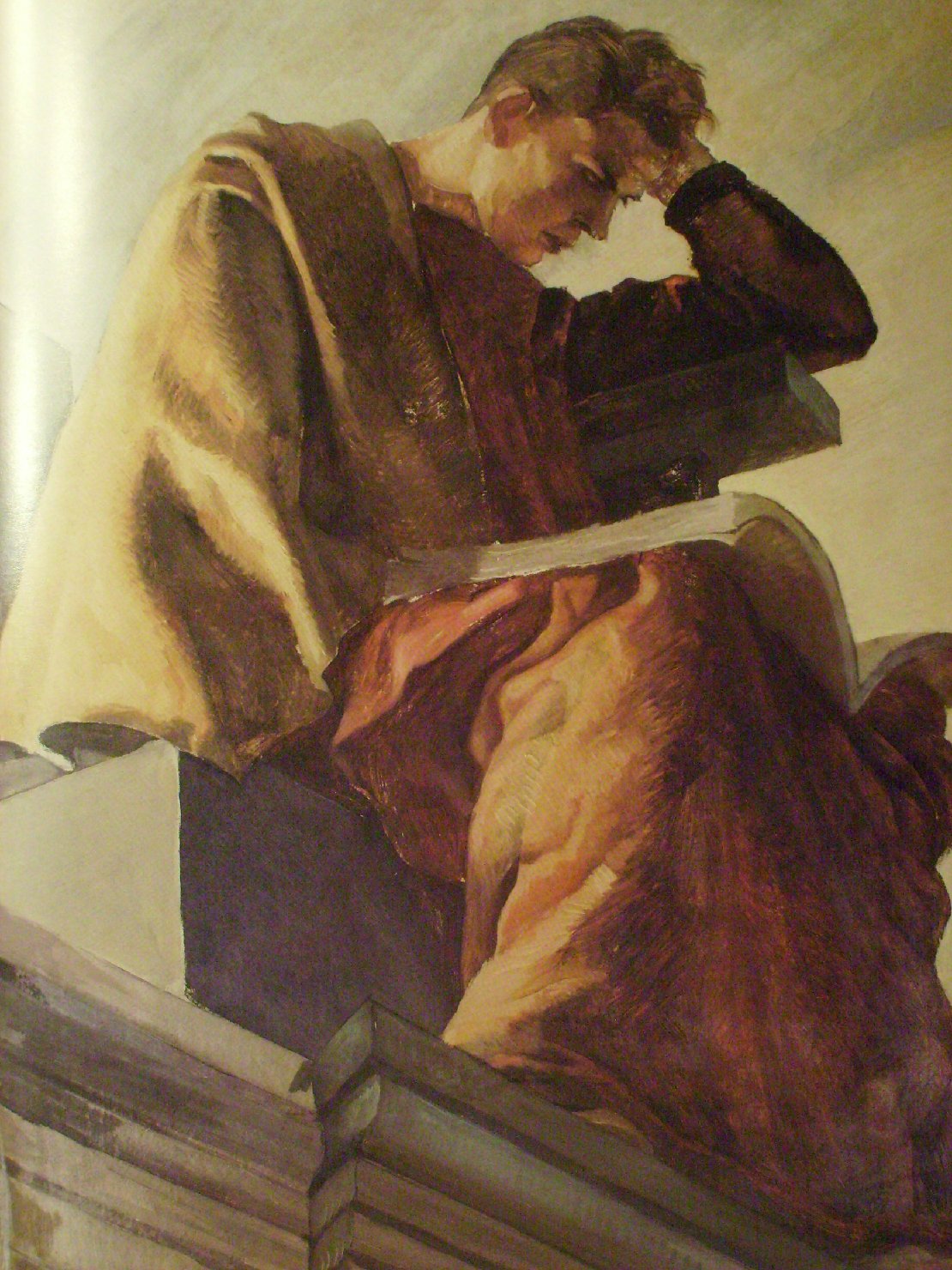Il giovane studioso, figura maschile seduta (dipinto)