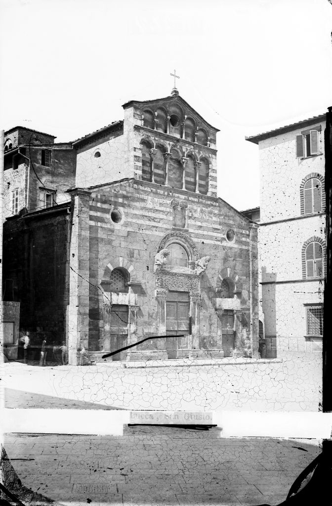 Lucca - Chiesa di S. Giusto (negativo) di Lint, Enrico van (seconda metà XIX)