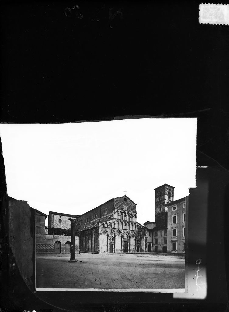 Lucca - Chiesa di S. Maria Forisportam (negativo) di Lint, Enrico van (seconda metà XIX)