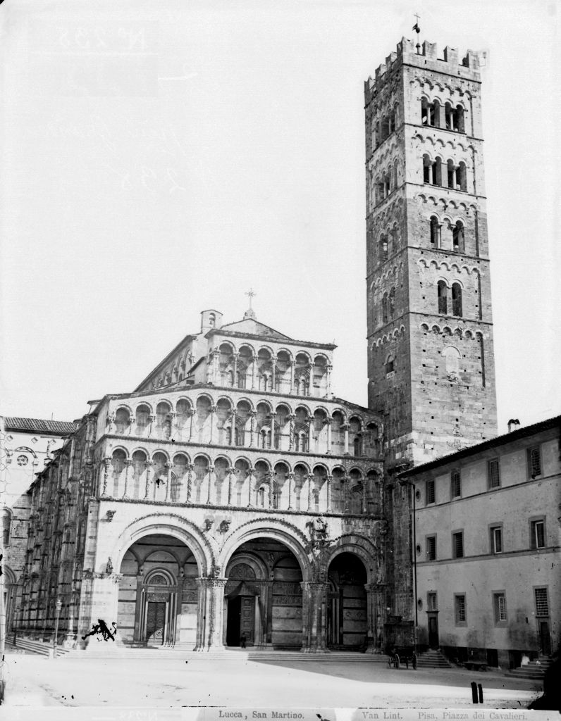 Lucca - Duomo di S. Martino (negativo) di Lint, Enrico van (seconda metà XIX)