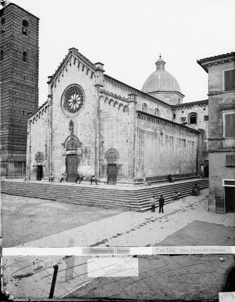 Pietrasanta - Duomo di S. Martino (negativo) di Lint, Enrico van (seconda metà XIX)