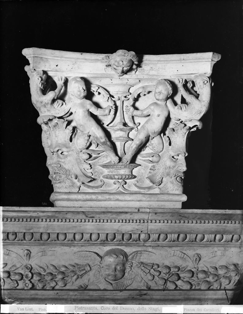 Pietrasanta - Duomo di S. Martino - Vedute interne (negativo) di Stagi, Lorenzo (e aiuti), Lint, Enrico van (seconda metà XIX)