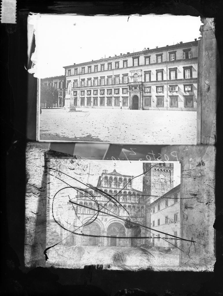 Lucca - Palazzo della Provincia (negativo) di Anonimo (XIX/ XX)
