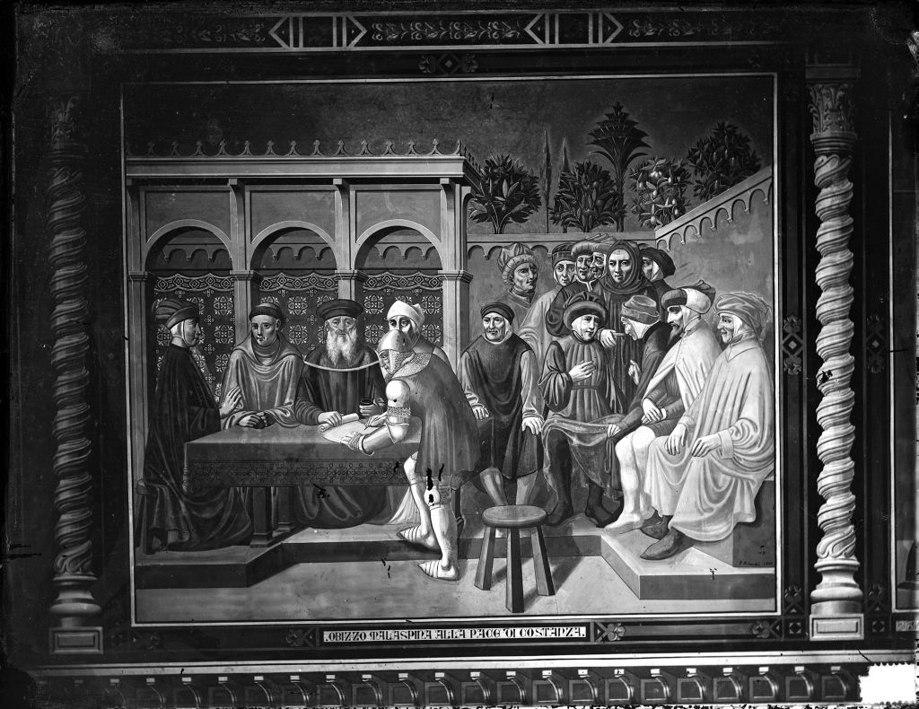 Fosdinovo - Castello Malaspina - Affreschi (negativo) di Bianchi, Gaetano, Anonimo (XIX/ XX)