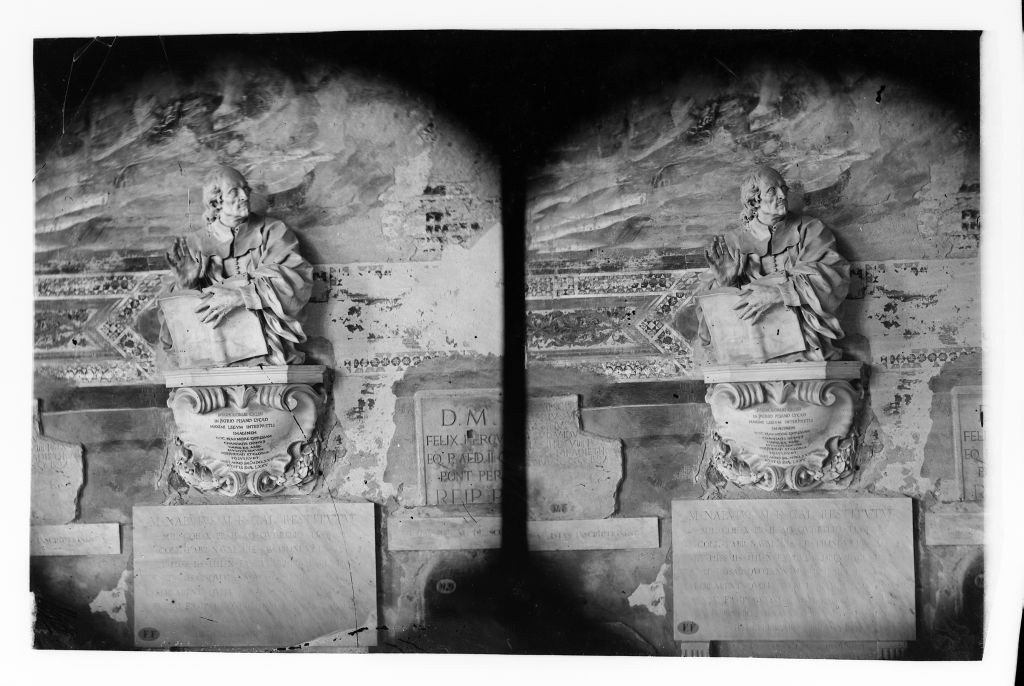 Pisa - Camposanto - Monumento sepolcrale di Bartolommeo Chiesi (negativo) di Foggini, Giovanni Battista, Anonimo (XIX/ XX)