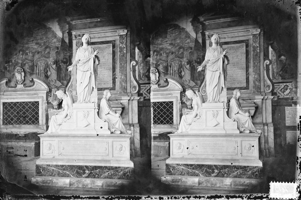 Pisa - Camposanto - Monumento sepolcrale Catalani (negativo) di Costoli, Anonimo (XIX/ XX)