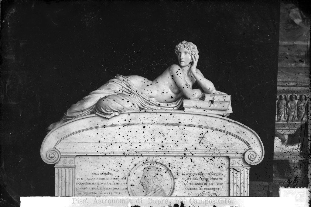 Pisa - Camposanto - Monumento sepolcrale di Ottaviano Massotti (negativo) di Dupré, Giovanni, Anonimo (XIX/ XX)