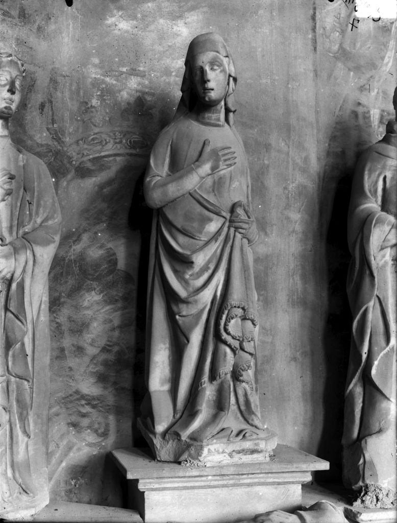 Pisa - Camposanto - Monumento sepolcrale dei conti della Gherardesca (negativo) di Maestro del Monumento della Gherardesca, Anonimo (XIX/ XX)