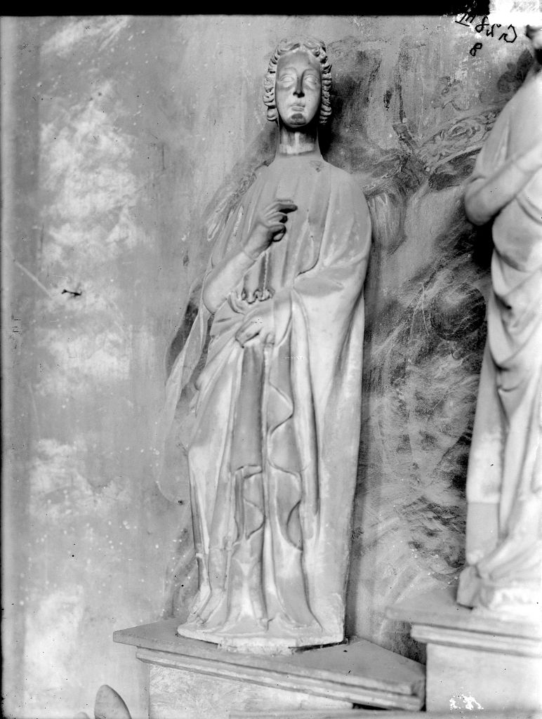 Pisa - Camposanto - Monumento sepolcrale dei conti della Gherardesca (negativo) di Maestro del Monumento della Gherardesca, Anonimo (XIX/ XX)