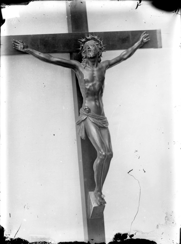 Cristo Crocifisso - Sculture (negativo) di Anonimo (XIX/ XX)