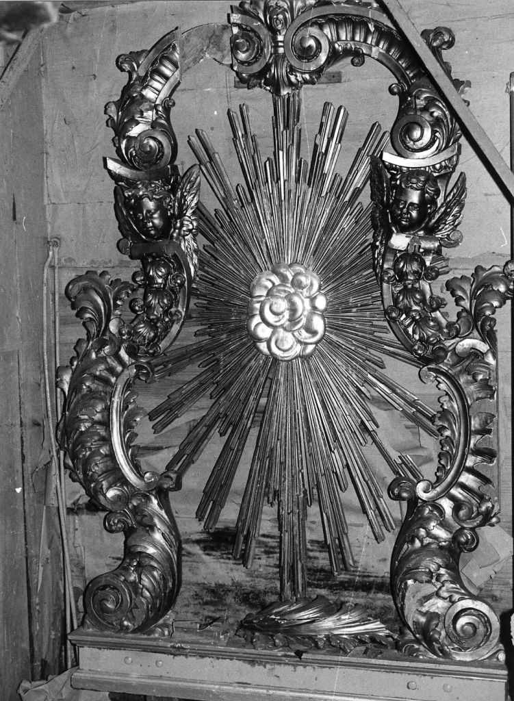 trono per esposizione eucaristica - ambito lunigianese (sec. XIX)