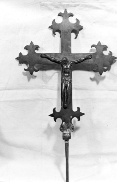 croce processionale - bottega toscana (sec. XVII)