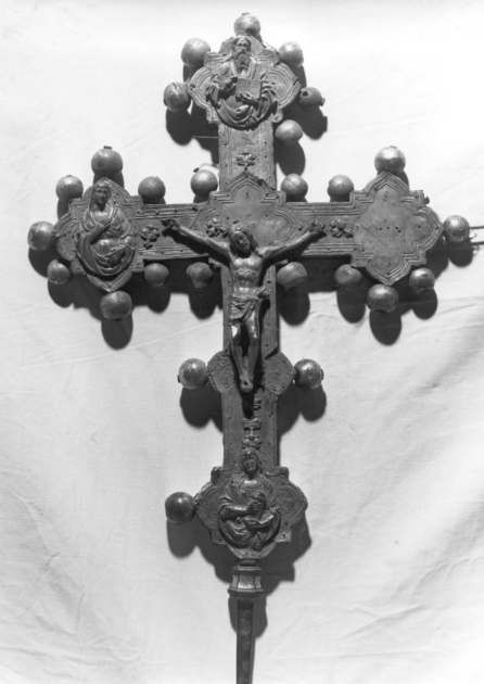 croce processionale di Marti Francesco (maniera) (terzo quarto sec. XVI)