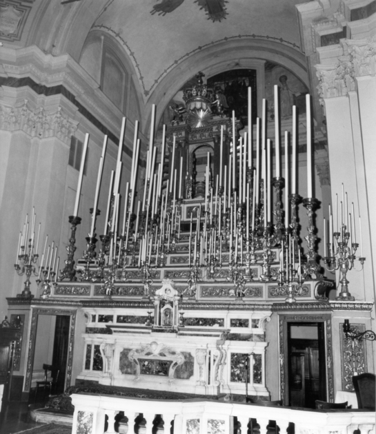 altare maggiore - ambito lucchese (seconda metà sec. XVIII)