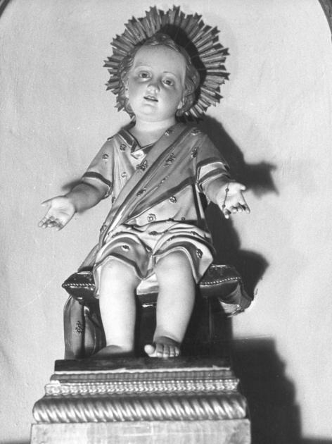 Gesù Bambino (statuetta) - bottega versiliese (seconda metà sec. XIX)