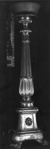 candeliere, serie - bottega versiliese (metà sec. XIX)
