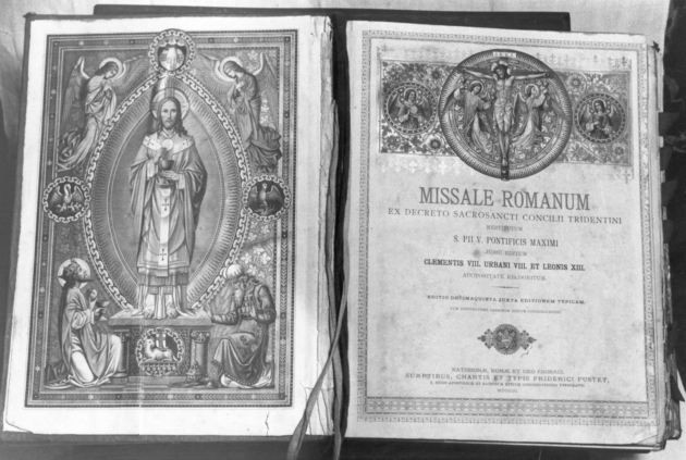 coperta di libro liturgico - bottega di Ratisbona, bottega romana (sec. XX)