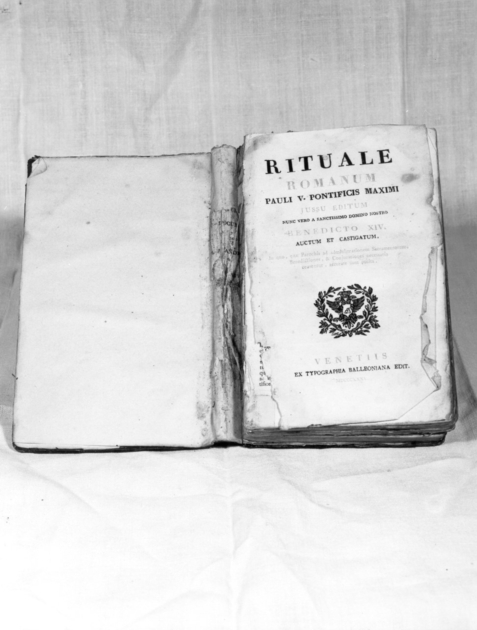 coperta di libro liturgico - bottega veneziana (sec. XIX)