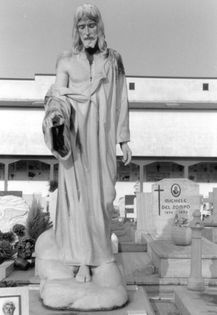 Cristo benedicente (statua) di Bozzano Antonio (sec. XX)