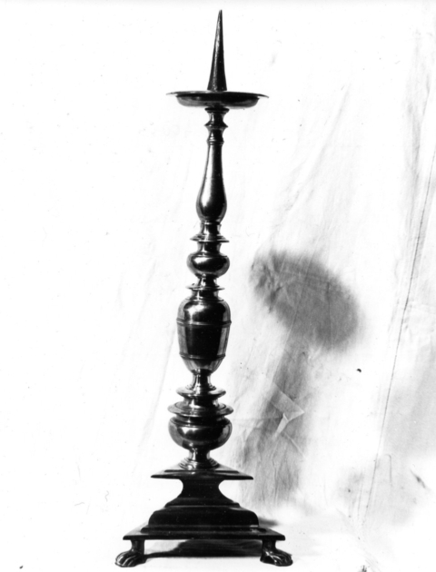 candeliere, serie - ambito garfagnino (secc. XVII/ XVIII)