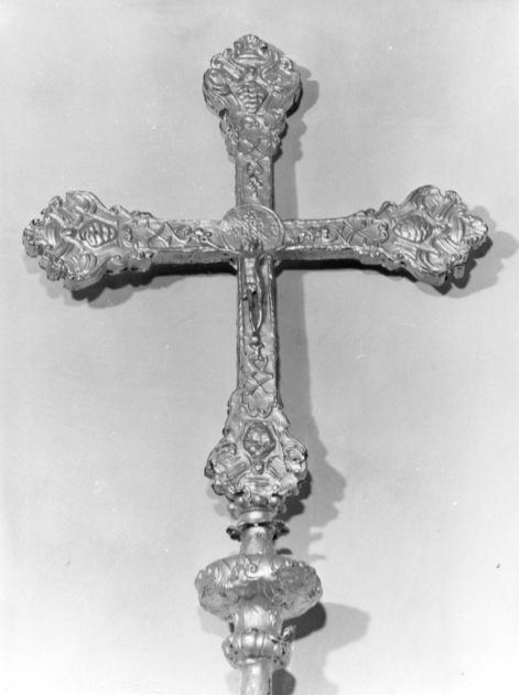 croce processionale - ambito garfagnino (sec. XVIII)