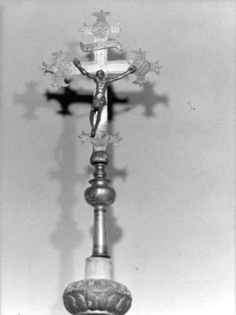 croce processionale - bottega toscana (sec. XVI)