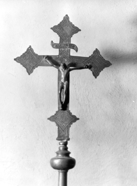 croce processionale - bottega lucchese (sec. XVII)